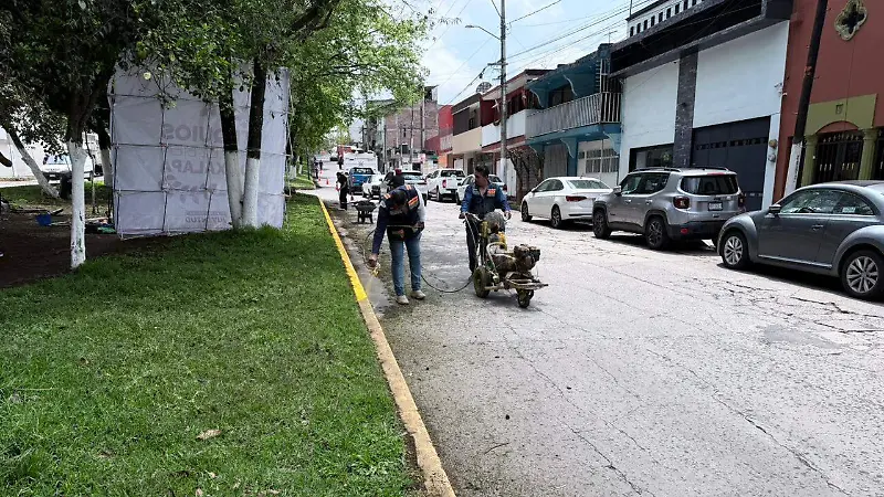Realizan jornada de limpieza y mantenimiento en espacios públicos de Xalapa